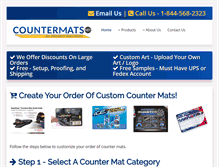Tablet Screenshot of countermats.net